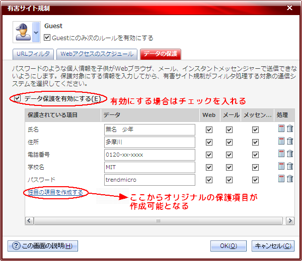 データ保護 データ保護