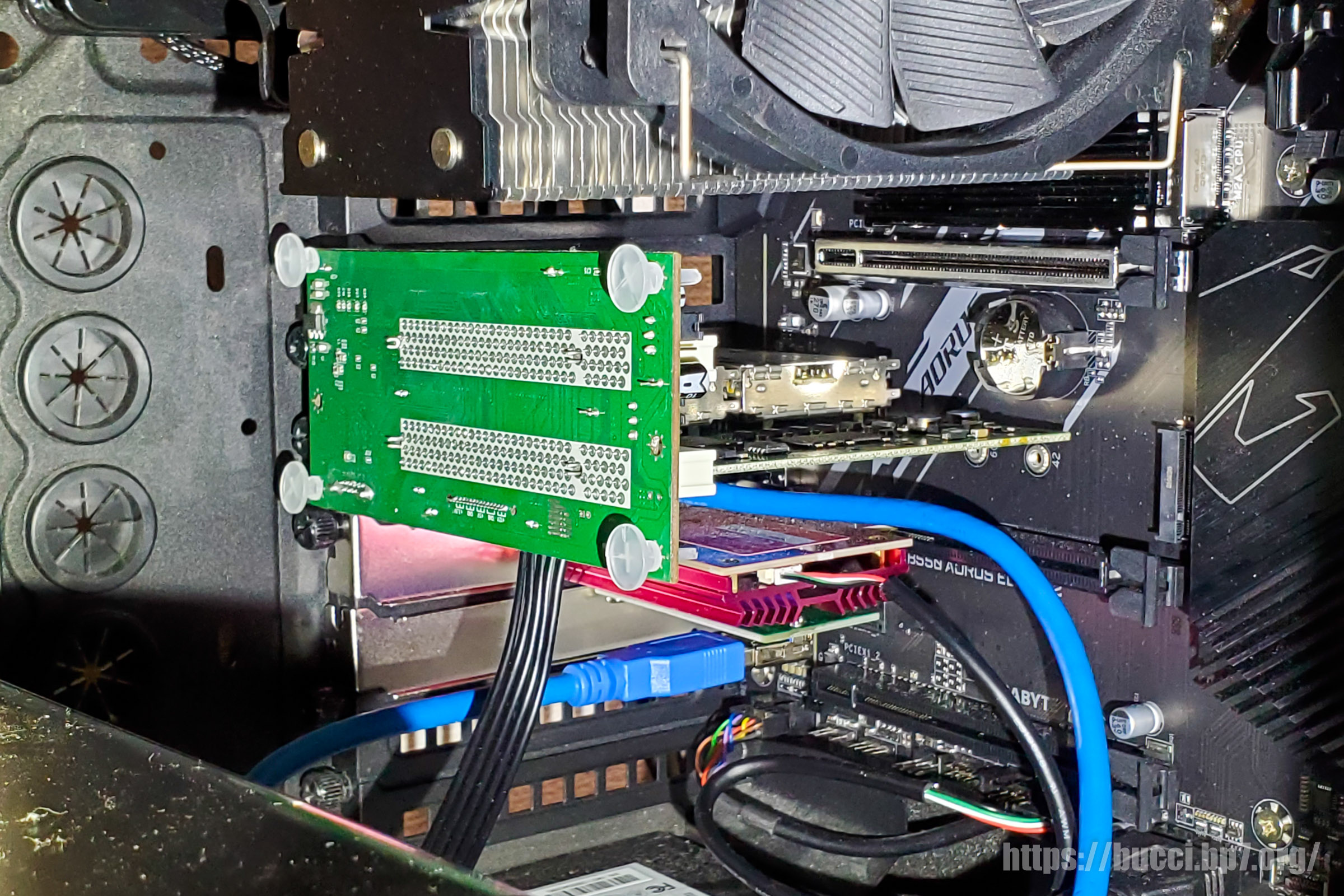 PCIe to PCI ライザーカード 2 種で PT2 の動作確認を改めてやってみた 